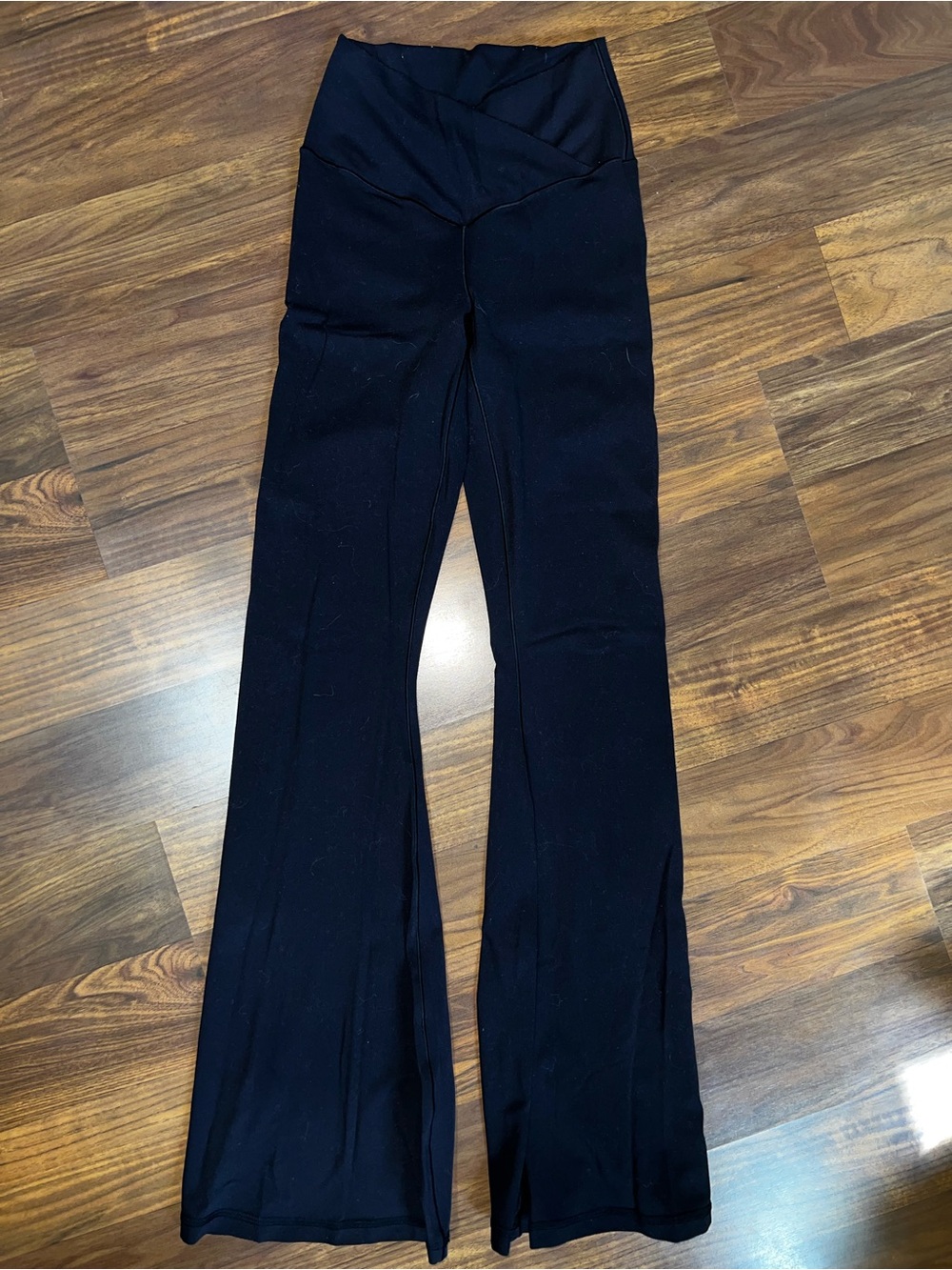 Aerie High-Waist Black Flare Yoga Pants